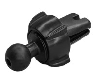 POWERTECH Εξάρτημα Βάσης Κινητού για Τοποθέτηση σε Αεραγωγό CAR-0009 Μαύρο