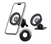 Spigen MFT13 Μαγνητική Βάση Αυτοκινήτου MagSafe για Ταμπλό και Αεραγωγό - Ασημί ACP08314