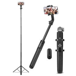 Spigen S560W Selfie Stick Τρίποδο Κινητού με Bluetooth Μαύρο