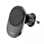 Tech- Protect® MM15W-V1 Βάση Κινητού Αυτοκινήτου για το Ταμπλό και τον Αεραγωγό με Φόρτιση MagSafe 15W- Black