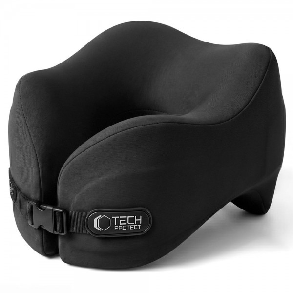 Tech-Protect ComfortRest μαξιλάρι ταξιδιού για τον αυχένα – Black Tech-Protect ComfortRest μαξιλάρι ταξιδιού για τον αυχένα – Black