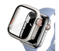 Tech-Protect Defence360 - Θήκη με Tempered Glass Apple Watch 7 / 8 / 9 (45 MM) Titanium / Orange