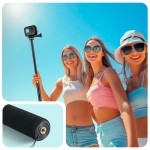 Tech-Protect GA100 Monopad & Selfie Stick για GoPro και DJI, Μαύρο