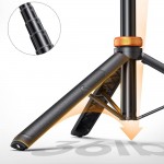 Tech-Protect L03S Selfie Stick Τρίποδο Κινητού με Bluetooth Μαύρο