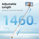 Tech-Protect L09S Bluetooth Selfie Stick με Τρίποδο Λευκό