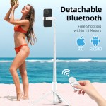 Tech-Protect L09S Bluetooth Selfie Stick με Τρίποδο Λευκό