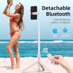 Tech-Protect L09S Bluetooth Selfie Stick με Τρίποδο Ροζ