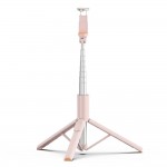 Tech-Protect L09S Bluetooth Selfie Stick με Τρίποδο Ροζ