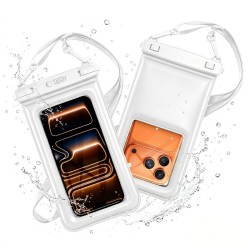 Tech-Protect UWC7 Universal Αδιάβροχη Θήκη που Επιπλέει έως 6,9" – Λευκή