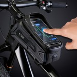 Tech-Protect V2 Universal Τσαντάκι Σκελετού Ποδηλάτου για Κινητό L Μαύρο