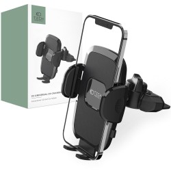 Tech-Protect® V3 CD Car Mount Βάση Κινητού Αυτοκινήτου με Ρυθμιζόμενα Άγκιστρα- Μαύρη