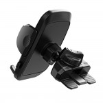 Tech-Protect® V3 CD Car Mount Βάση Κινητού Αυτοκινήτου με Ρυθμιζόμενα Άγκιστρα- Μαύρη