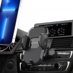 Tech-Protect® V3 CD Car Mount Βάση Κινητού Αυτοκινήτου με Ρυθμιζόμενα Άγκιστρα- Μαύρη