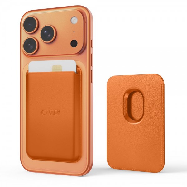 Θήκη Tech-Protect CH01 MagWallet MagSafe Πορτοκαλί