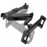 Tech- Protect Βάση Κινητού Αυτοκινήτου με Ρυθμιζόμενα Άγκιστρα Μαύρη