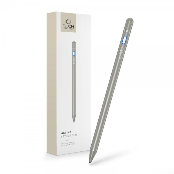 Tech-Protect Active Stylus Pen Γραφίδα σε - Titanium - Γκρι χρώμα