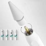 TECH-PROTECT STYLUS TIPS 4-PACK APPLE PENCIL WHITE TECH-PROTECT STYLUS TIPS 4-PACK APPLE PENCIL WHITE