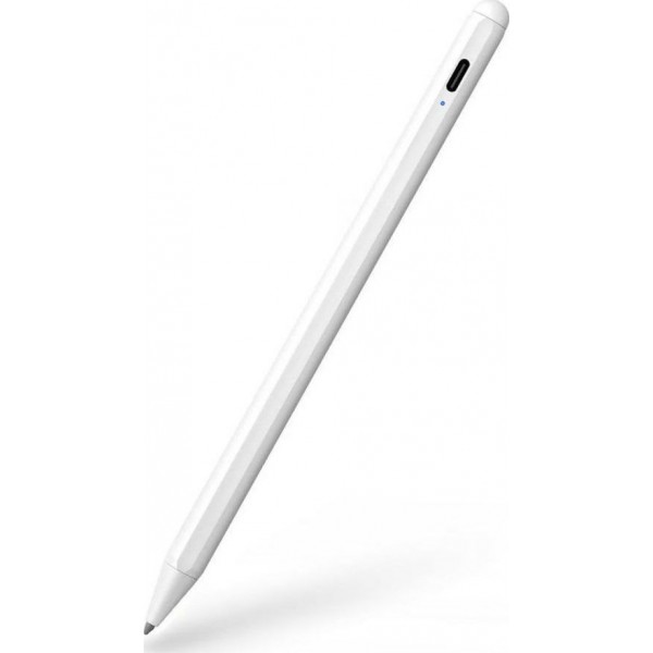 Tech-Protect Digital Stylus Pen Ψηφιακή για iPad σε Λευκό χρώμα