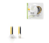 Εσωτερικό Καλώδιο Τροφοδοσίας P4 Αρσενικό - P4 Θηλυκό, 0,15 μέτρα, Διάφορα Χρώματα