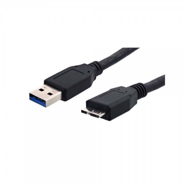 Καλώδιο USB 3.0 σε Micro Β 0.5 μ - για εξωτερικό σκληρό δίσκο, HDD ex, 2.5 inch, 5Gbps, μαύρο, CAB-U142