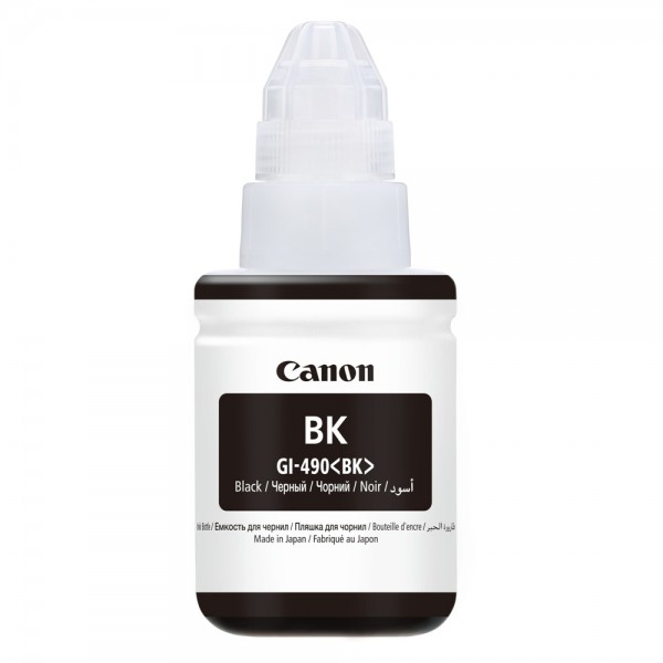 Canon GI-490BK Μαύρο Μελάνι Inkjet 135 ml (0663C001)