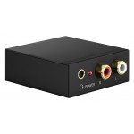 GOOBAY μετατροπέας ήχου 58493, Coaxial/Toslink σε 2x RCA, μαύρος GOOBAY μετατροπέας ήχου 58493, Coaxial/Toslink σε 2x RCA, μαύρος