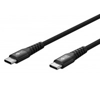 GOOBAY καλώδιο USB-C 73955, 60W, 480Mbps, 3m, μαύρο