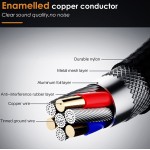 CABLETIME Καλώδιο Ήχου 3.5mm σε 2x 3.5mm CT-P12G, 3-Pole, 20cm, Μαύρο