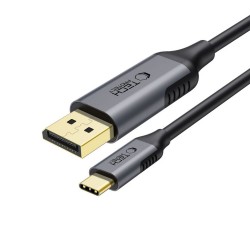Καλώδιο Tech-Protect UltraBoost USB-C σε DisplayPort 1.4 8K 60Hz 1.8m Μαύρο-Γκρι