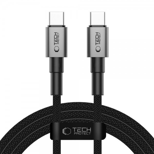 Tech-Protect UltraBoost DNA USB-C σε USB-C Καλώδιο PD 100W/5A 2m - Σκούρο Γκρι