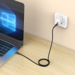 Tech-Protect UltraBoost DNA USB-C σε USB-C Καλώδιο PD 100W/5A 2m - Σκούρο Γκρι