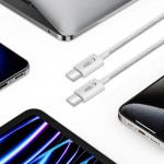 Tech-Protect UltraBoost Lite USB-C σε USB-C Καλώδιο 60W 2m Γκρι Tech-Protect UltraBoost Lite USB-C σε USB-C Καλώδιο 60W 2m Γκρι