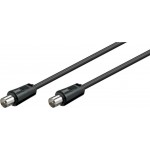GOOBAY καλώδιο κεραίας αρσενικό 68148, <70dB, CCS, 2.5m, μαύρο