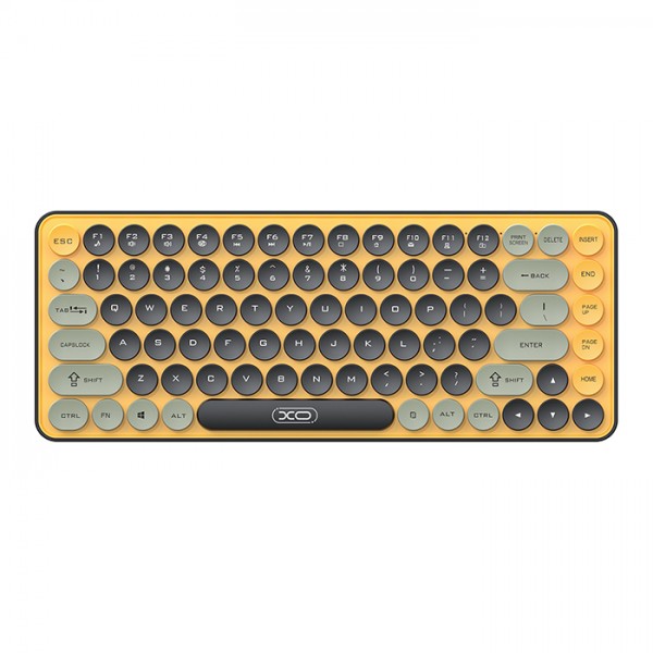 XO KB-12 YELLOW COLOR|Ασύρματο πληκτρολόγιο