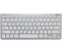 MediaRange MROS132-GR Ασύρματο Bluetooth Πληκτρολόγιο Ελληνικό Ασημί