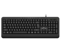 POWERTECH πληκτρολόγιο PT-1066, ενσύρματο, multimedia, EN/GR, μαύρο