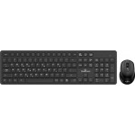 POWERTECH set ποντίκι & πληκτρολόγιο PT-837, ασύρματο, 1600dpi, μαύρο
