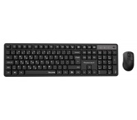 POWERTECH PT-1541 Ασύρματο Σετ Πληκτρολόγιο & Ποντίκι 2.4GHz – Αθόρυβο, Μαύρο