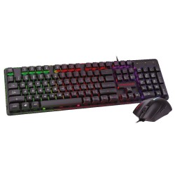 Zeroground Azai V3.0 Σετ Gaming Πληκτρολόγιο με RGB φωτισμό & Ποντίκι (Αγγλικό US)