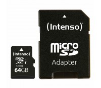 Κάρτα Μνήμης Intenso microSDXC 64GB Class 10 UHS-I