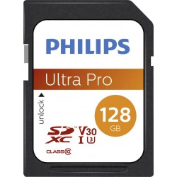 Κάρτα Μνήμης Philips SDXC Ultra Pro 128GB Class 10 UHS-I U3 V30 A1