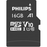 Philips microSDHC 16GB Class 10 U1 V10 A1 UHS-I με αντάπτορα