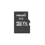 Philips microSDHC 8GB Class 10 UHS-I με Adapter (FM08MP45B/00)