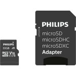 Philips FM32MP45B microSDHC 32GB U1 V10 High Speed 80MB/s με αντάπτορα Philips FM32MP45B microSDHC 32GB U1 V10 High Speed 80MB/s με αντάπτορα