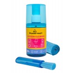 POWERTECH Σπρέι Καθαρισμού Οθόνης PT-1313 με Πανί Μικροϊνών & Βουρτσάκι, 200ml