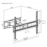 POWERTECH PT-1130 – Επιτοίχια Βάση Τηλεόρασης 37"-80", Full Motion, έως 40kg POWERTECH PT-1130 – Επιτοίχια Βάση Τηλεόρασης 37"-80", Full Motion, έως 40kg