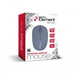 Element MS-210 Ασύρματο Εργονομικό Ποντίκι Γκρι