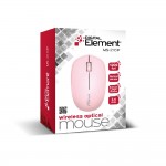 Element MS-210 Ασύρματο Εργονομικό Ποντίκι Ροζ