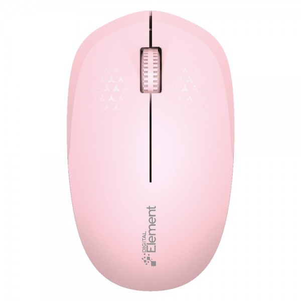 Element MS-210 Ασύρματο Εργονομικό Ποντίκι Ροζ