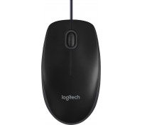 Logitech B100 Ενσύρματο Οπτικό Ποντίκι USB Μαύρο